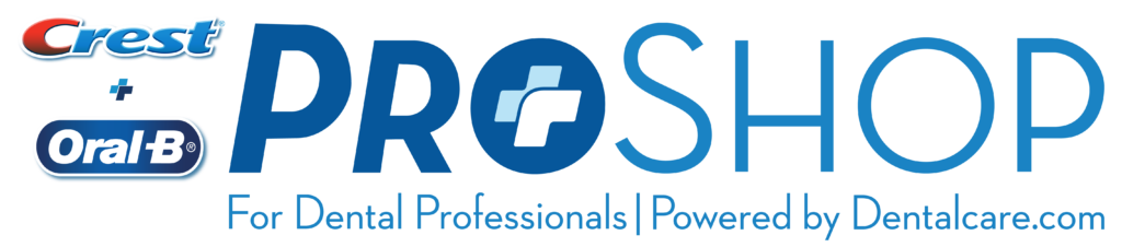 The Crest and OralB ProShop logo